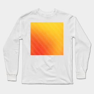 yellow orange gradient Long Sleeve T-Shirt